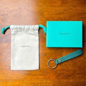 Tiffany & Co. Leather Snap Keychain